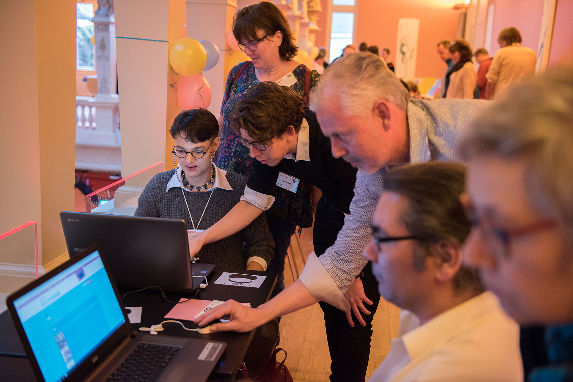 Grote belangstelling voor Snapjegeld.nl tijdens de opening van de nieuwe website op het Grote Geldfeest.