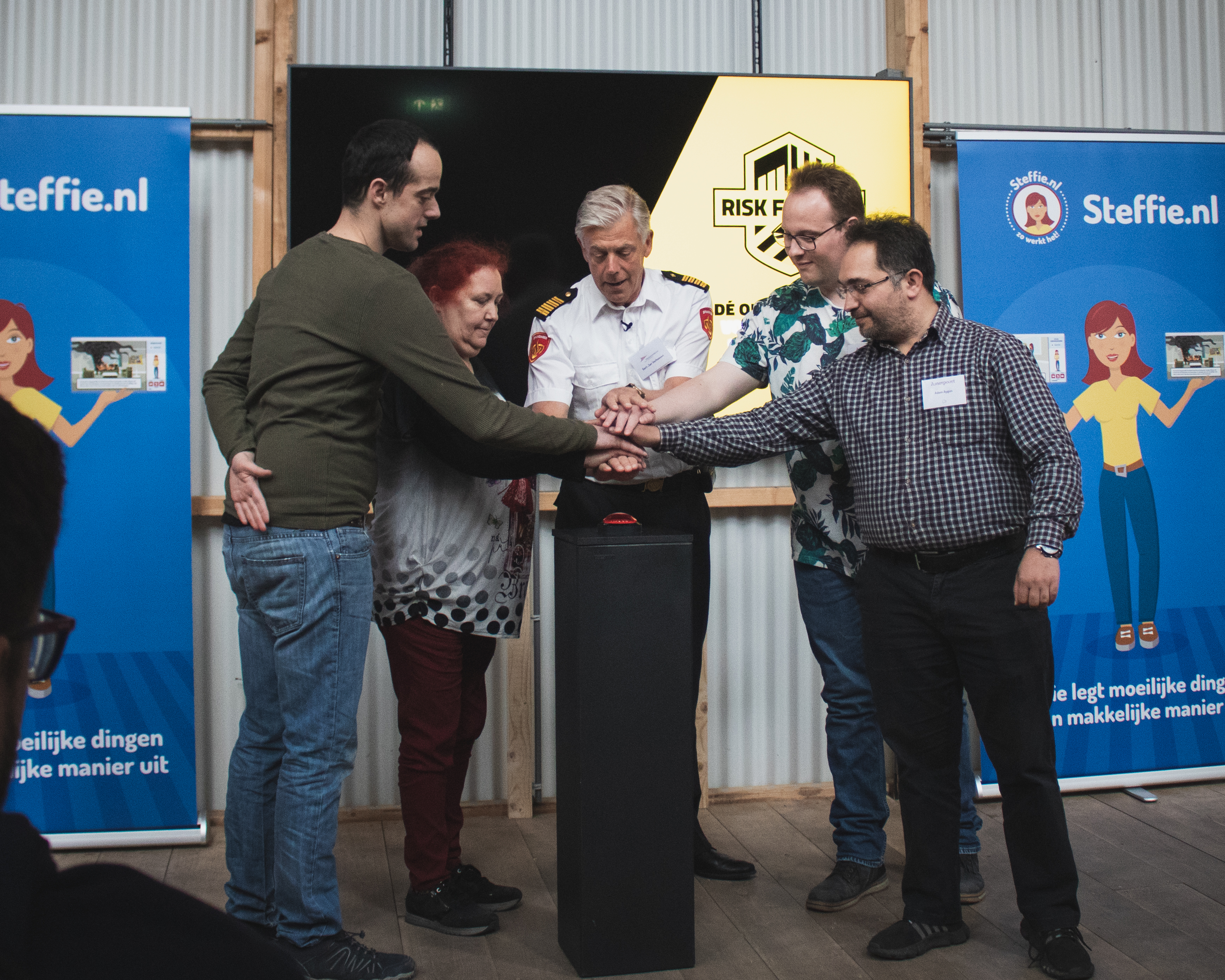 Mensen met een verstandelijke beperking lanceerden op 15 april de 112-module van Steffie in de Risk Factory in Brabant.